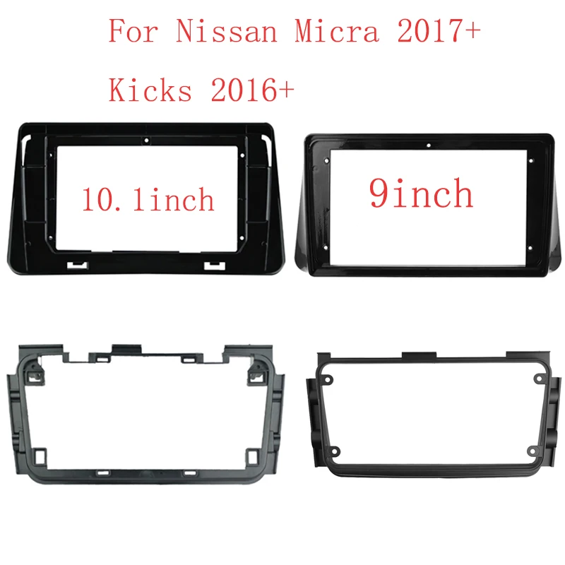 

For Nissan Micra Kicks 2016+ Car Radio DVD GPS MP5 Android Stereo Player Head Unit 2 Din Panel Fascia Frame Dash Cover