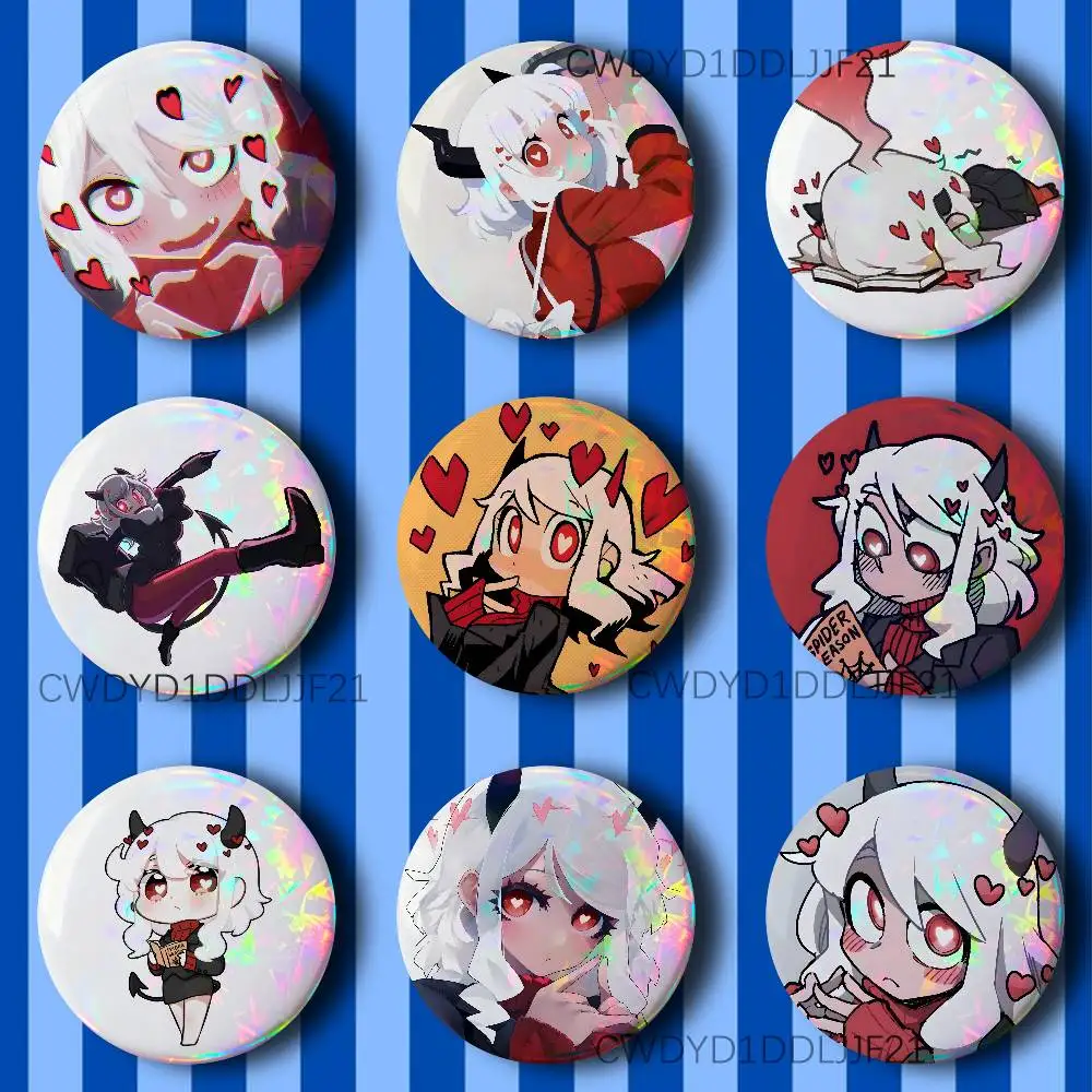 

Modeus H-Helltaker Game Button Pins Tinplate Brooches Cartoon Creative Badge for Backpack Clothes Decor