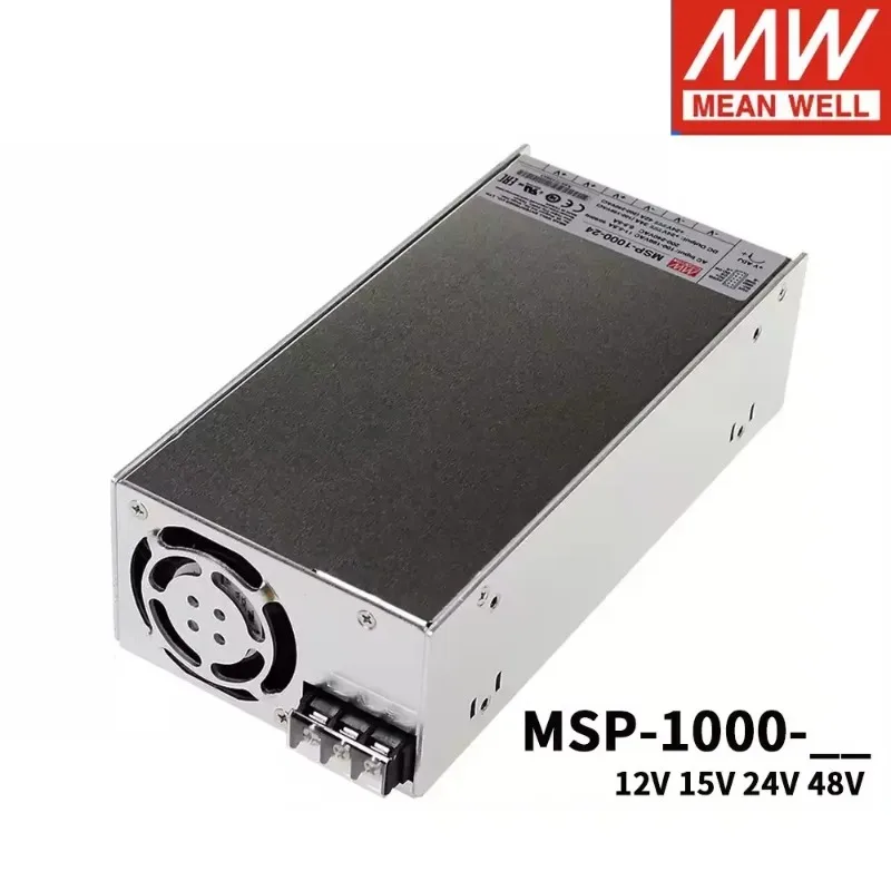 

MEAN WELL MSP-1000 MSP-1000-24 24 В 42 А 1000 Вт Медицинский импульсный источник питания с одним выходом