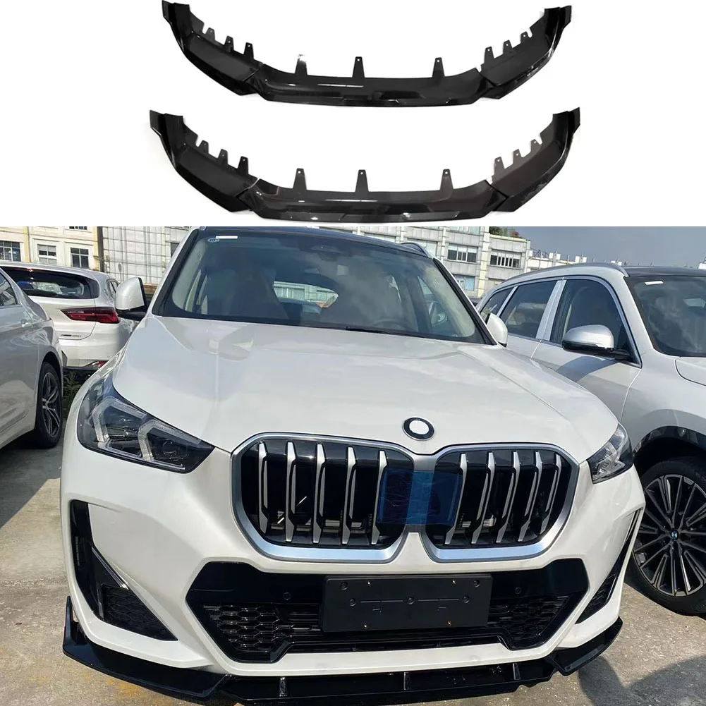 

Three Stage Front Lip Splitter Spoiler Side Lower Splitters Body Kit For BMW X1 U11 2023