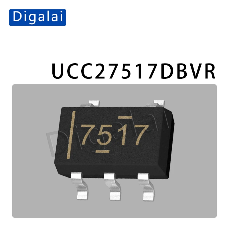 Original UCC27517DBVR UCC27518DBVR UCC27519DBVR UCC27533DBVR Dual Channel MOSFET Gate Driver IC SOT23-5 In Stock Priority Ship