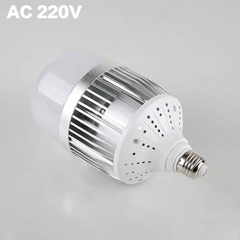 High power LED lamp E27 E40 LED bulb AC220V  50W 80W 100W 150W Smart IC Lampada LED Spotlight Table Lamps light