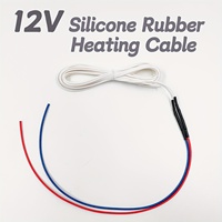 12V Silicone Rubber Low-voltage Heating Wire with Cold Wire Do Joint for Car Seats/Electric Blankets/Heating Pads/Floor Mat