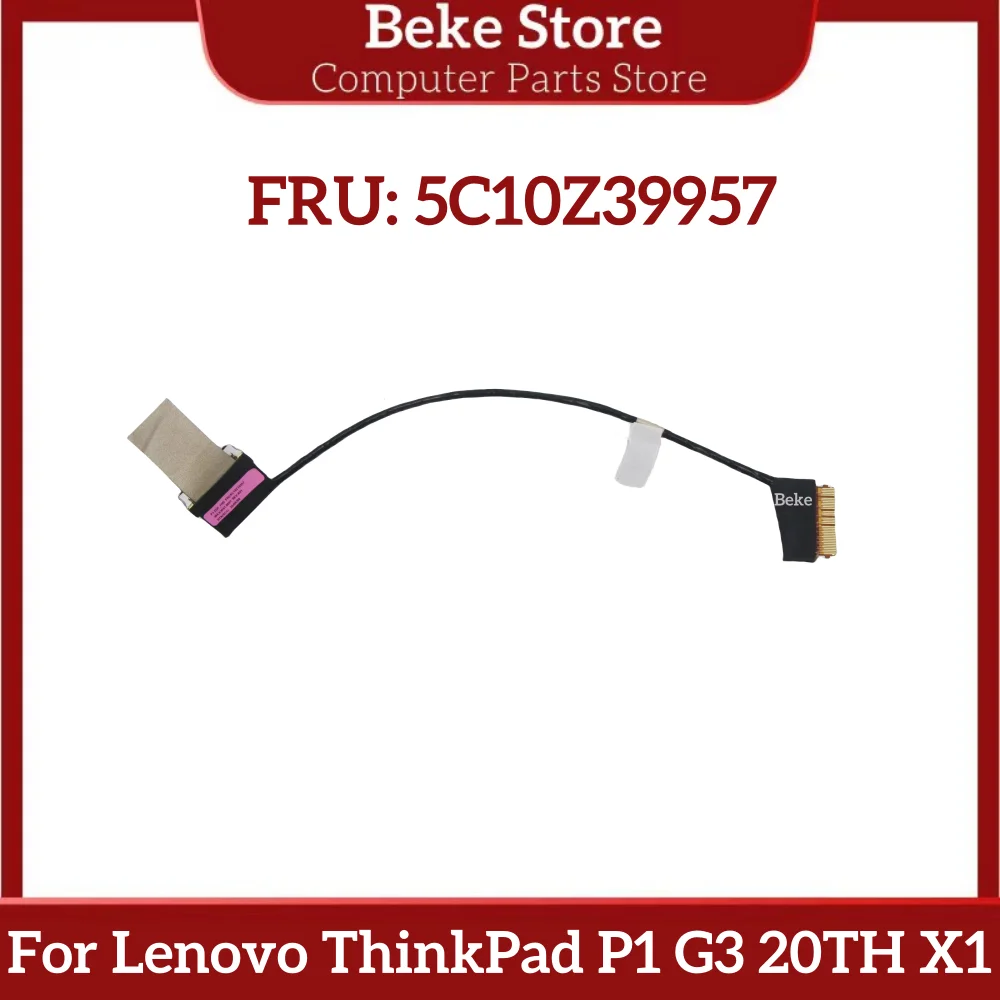 Beke-novo Lcd Edp Fhd Cabo 5c10z39957 450.0jp07.0011 Lenovo Thinkpad p1 g3 20th x1 Extreme 3rd Gen 20tk Navio Rápido