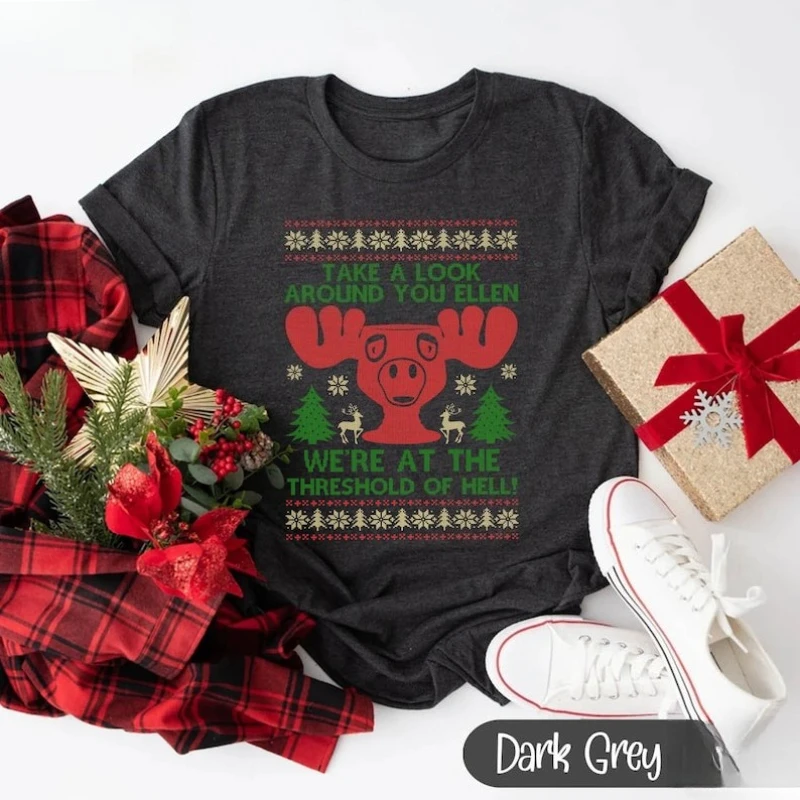 Take A Look Around You We're At The Threshold of Hell Clark Griswold Movie National Lampoon's Christmas Vacation Unisex Shirt