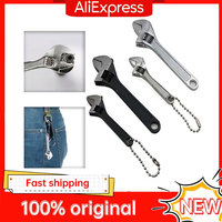 1Pcs Steel 2.5 Inch 4 Inch Monkey Wrench Mini Tool Adjustable Wrench Mini Open-end Wrench Mini Tool Shifting Spanner
