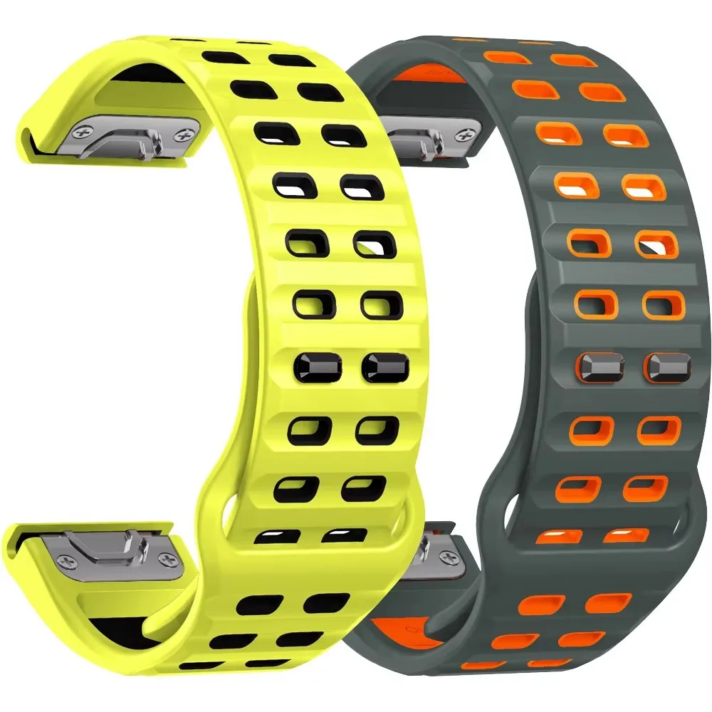 

Quick Release Silicone Bracelet for Garmin Fenix 8 51mm 47mm 7X 6X Epix Pro 5X Enduro 3 2 Quickfit 26mm 22mm Watch Bands Strap