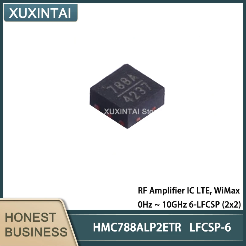 10Pcs/Lot  New Original  HMC788ALP2ETR HMC788  RF Amplifier IC LTE, WiMax 0Hz ~ 10GHz 6-LFCSP (2x2)