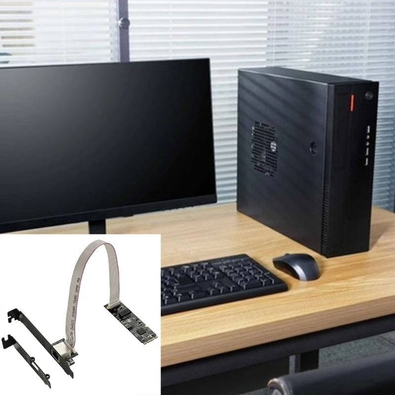 Clave 5000Mbps para PCIe, tarjeta Ethernet 5GB, controladores RTL8126, envío directo