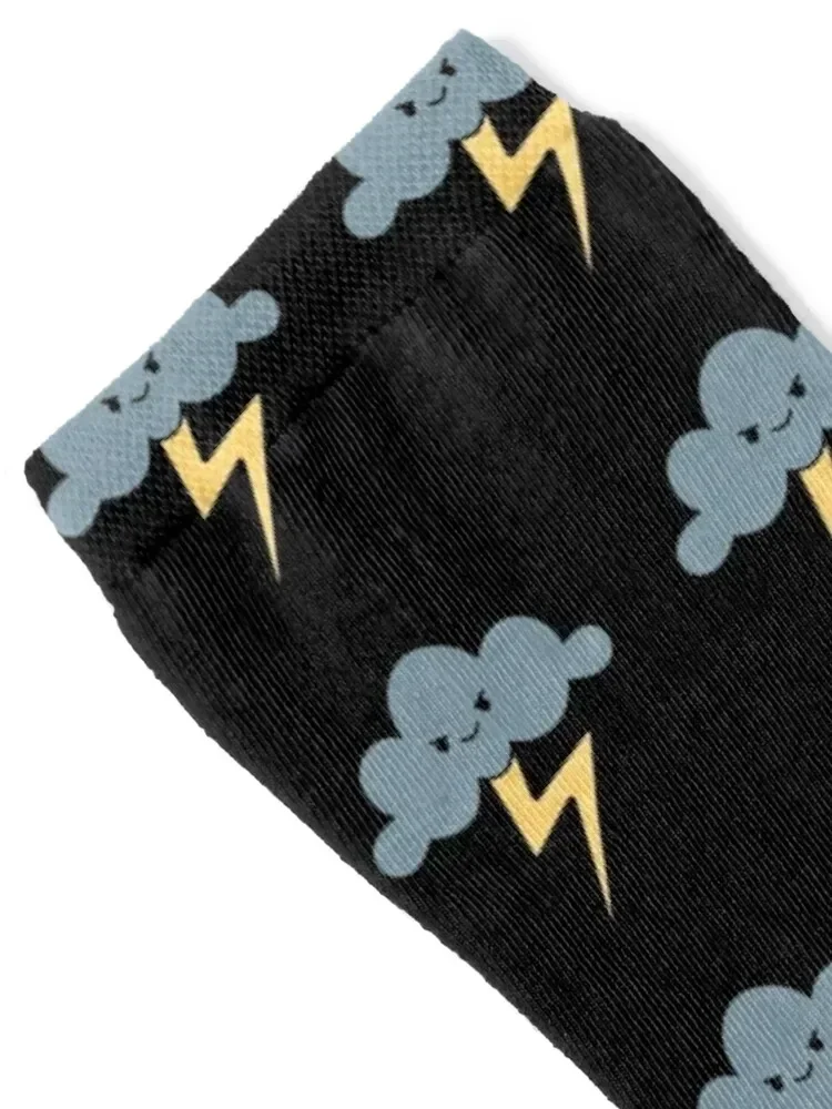 Storm Cloud Socks cotton hiking Sports floral Socks For Girls Men's