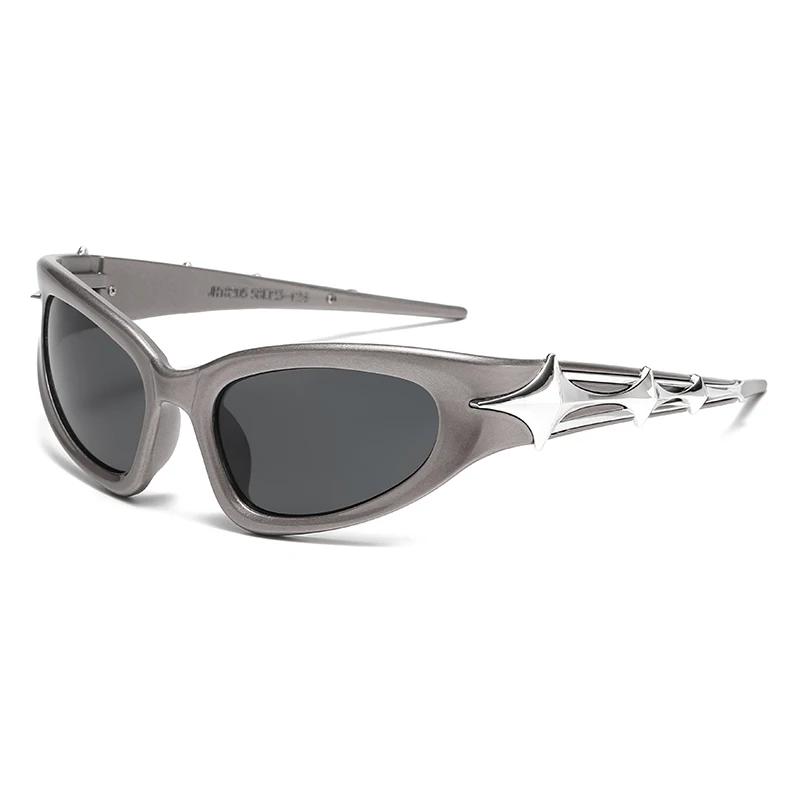 Y2k Fashion Punk Sport Zonnebril voor Mannen Vrouwen Luxe Merk Designer Zonnebril mannen Vintage Shades UV400 Goggle Eyewear
