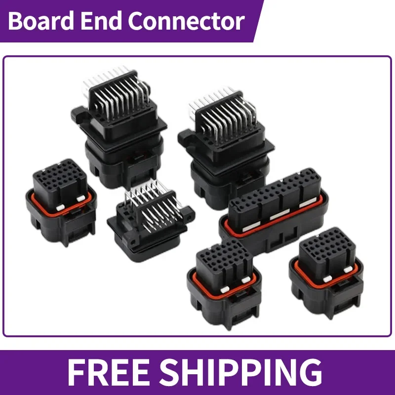 

1/5/50PCS AMP Board End Wiring Automobile Connector Sealed Waterproof Plug PCB Needle Socket776262-1 776266-1 776273-1