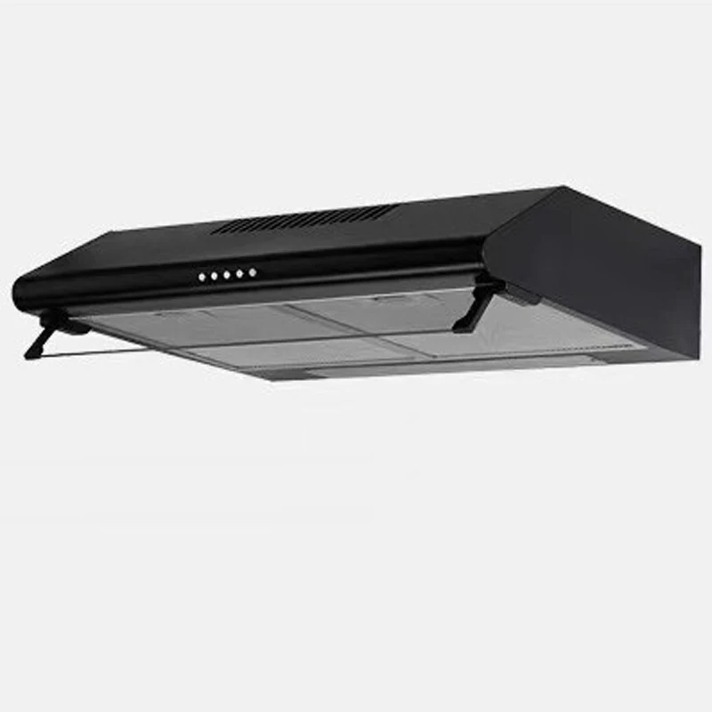 Campana extractora para debajo del gabinete, campana de ventilación de 600MM para cocina con ventilador de escape de 3 velocidades, conductos y sin conductos, Convertible de acero inoxidable