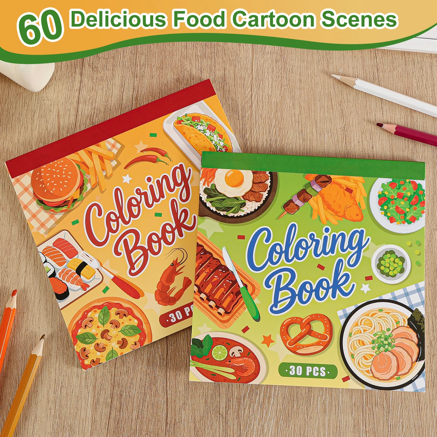 Mandala/Food Coloring Book, ea - Food Y Snacks Coloring Book recension och pris