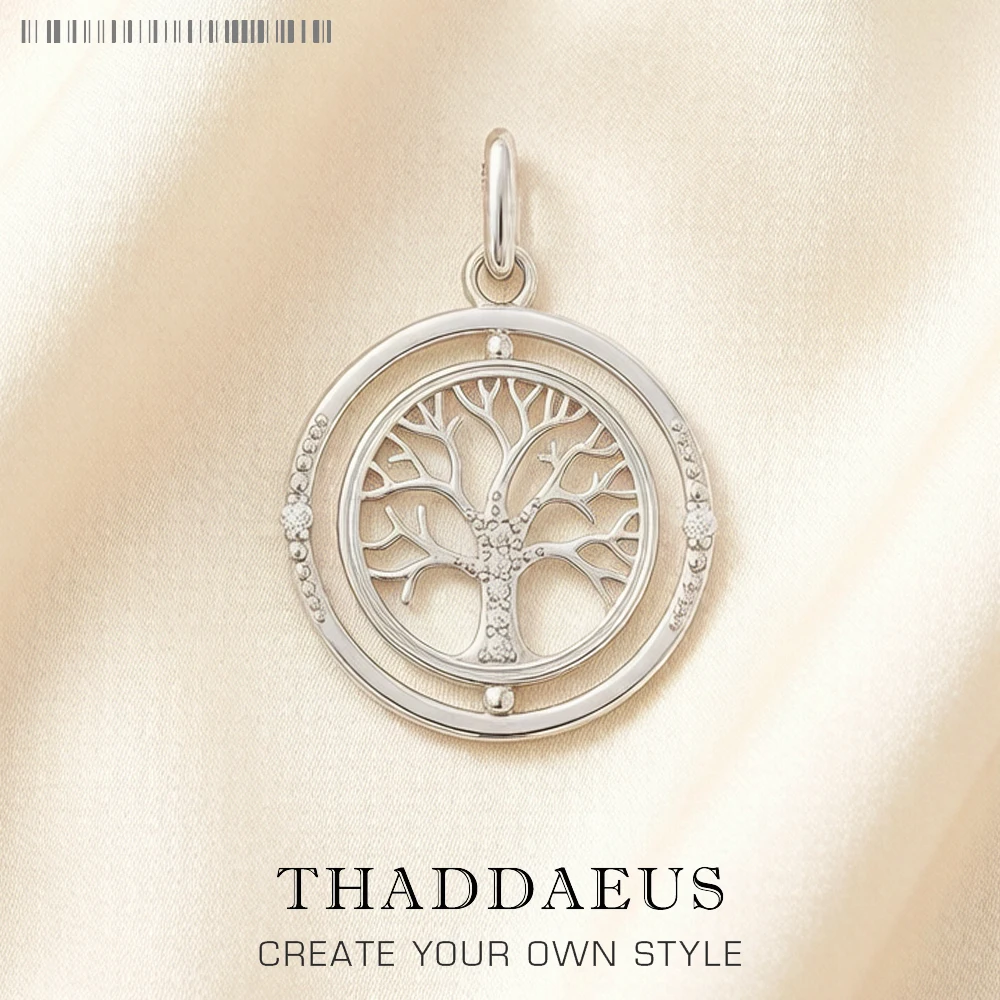 Baum des Lebens Anhänger brandneuer edler Schmuck Liebesaccessoires 925er Sterlingsilber romantisches Geschenk für Frau