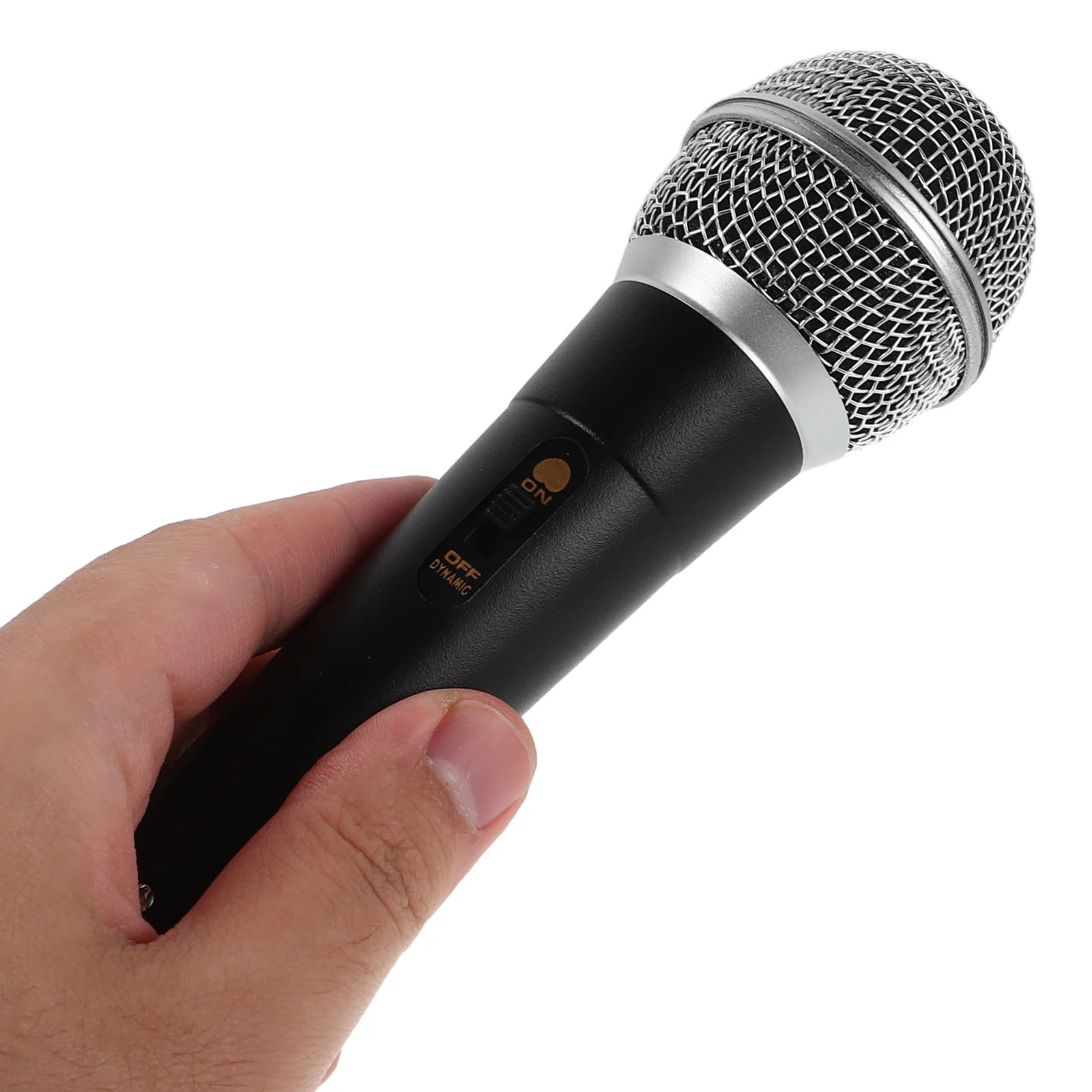 

Simulation Interview Microphone Mini Small Retro Prop Play Plastic Toy Fake Journalist Child