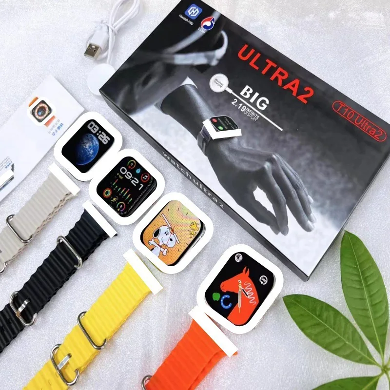 

2026 Smartwatch T10 Ultra2 Watches Men 49mm NFC Women Bluetooth Call BT Music Game Wireless Charging Smart Watch For Android IOS