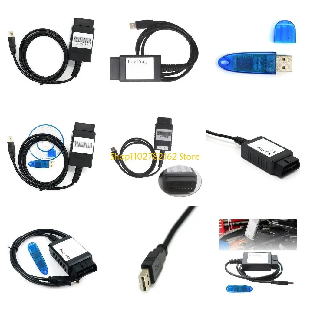 

547B OBD2 Diagnostic Cable Prog True 4-In 1-Part Rremote Control Unit Programming Tool