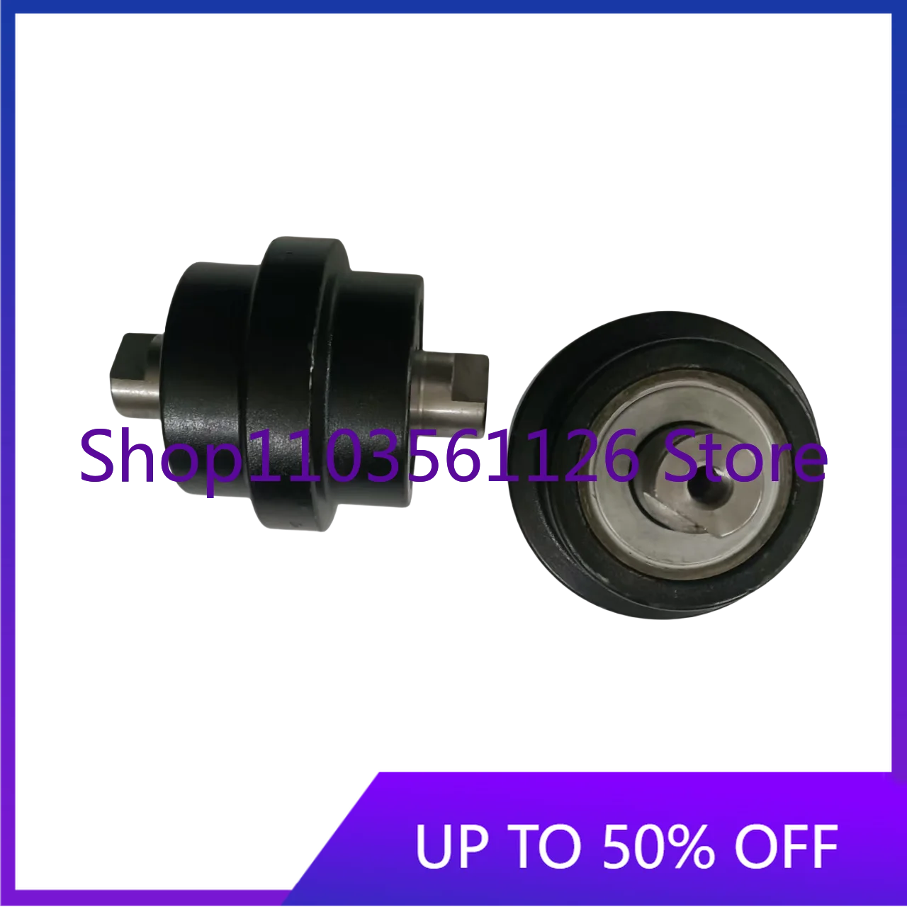 High Quality Mini Excavator Support Wheel Heavy Duty Ground Wheel for 13/15/18 Machines Towing Chain Included