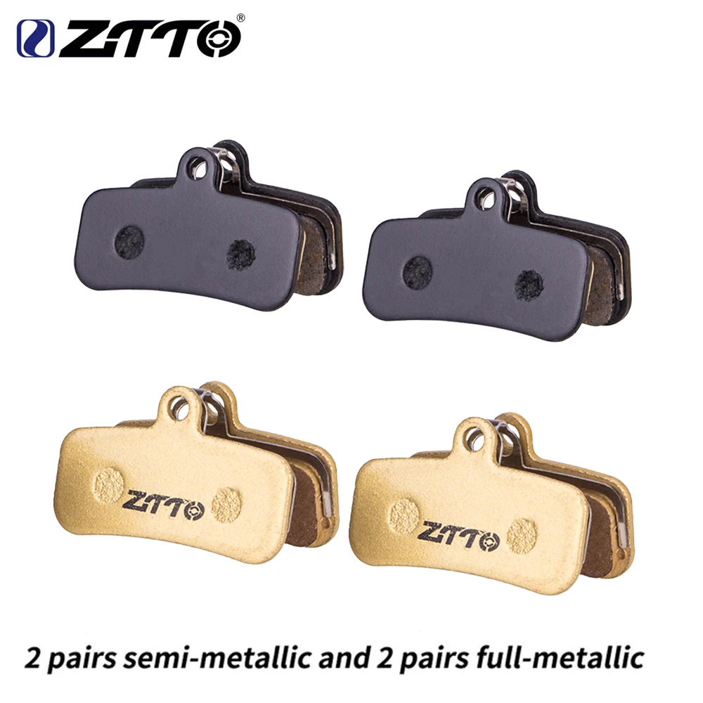 ZTTO 4 Pairs MTB Bike Semi Metallic/Full-Metallic Disc Brake Pads For Shimano Saint M810/M820/ZEE 640/QUADIEM MTB Disc Brake Pad