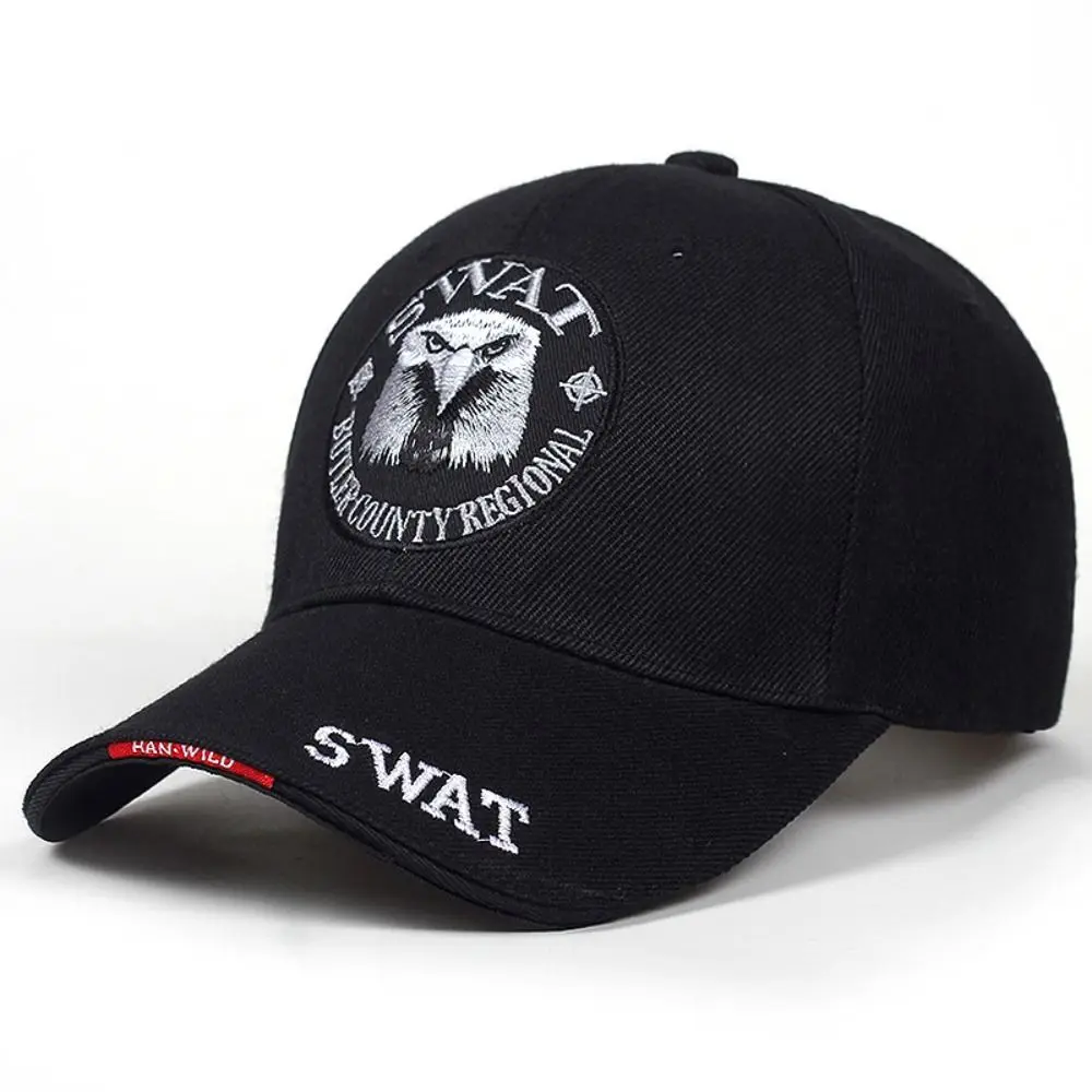 Adjustable Eagle SWAT Embroidery Baseball Caps Quick-drying Outdoor Sports Sun Hats Snapback Hats Men Women