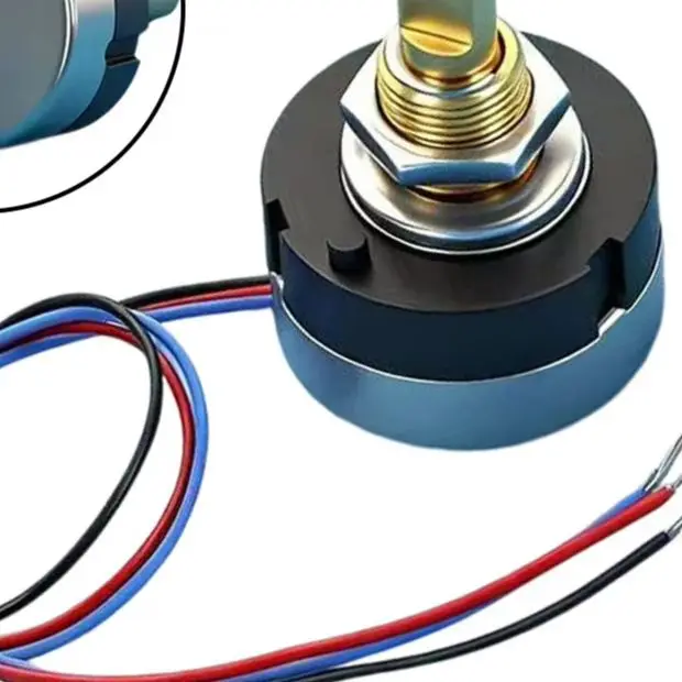 MA24 Hall Effect Potentiometer 0-5V Output 300° 360° Non-Contact Rotary Position Sensor 3.3-5VDC Aluminum Housing