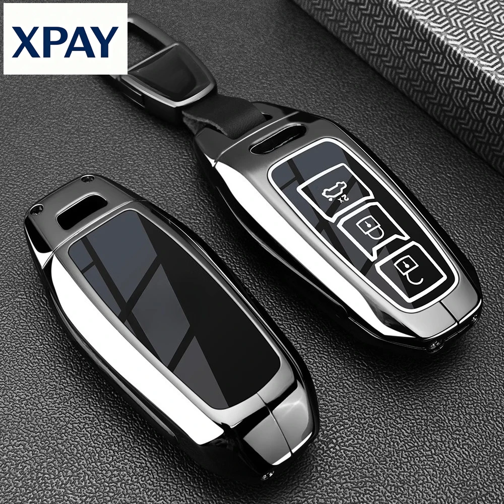 New Special high-end metal all inclusive key set box For Audi A5l A3 A6 A7 Q5 Q7 Q3 new 2025 Car remote control protective shell