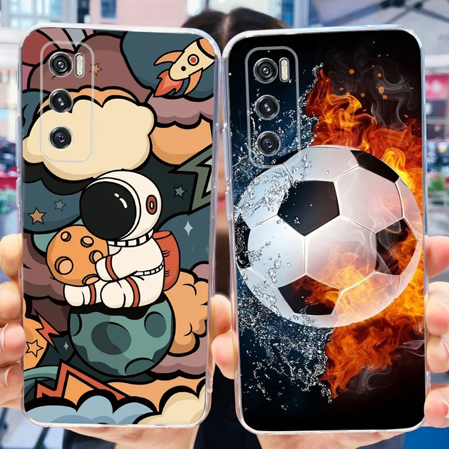 Casing ponsel silikon bening untuk Vivo V20 SE, casing ponsel silikon bening motif bergaya V2022 untuk Vivo V20 SE V20SE Fundas lembut 6.44 inci Bumper