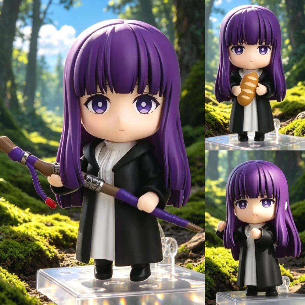 10cm Anime Frieren Beyond Journey's End Figur Fern Actionfiguren PVC-Statue Desktop-Ornament Sammlermodell Spielzeug Geschenke