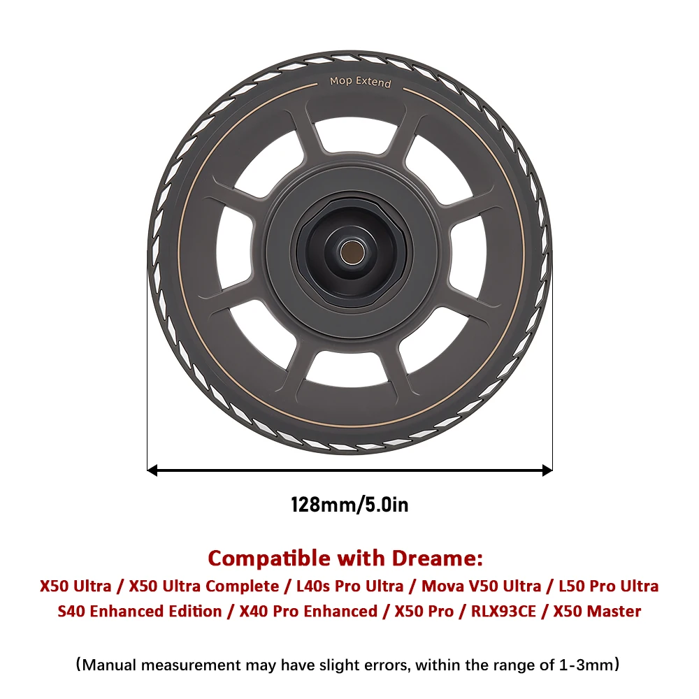 Für Dreame X50 Pro/X50 Ultra/X50 Master/L40S Pro Ultra/L50 Pro Ultra/MOVA V50 Ultra Haupt- und Seitenbürsten, Filter, Wischmopps und Staubbeutel – Detail 5