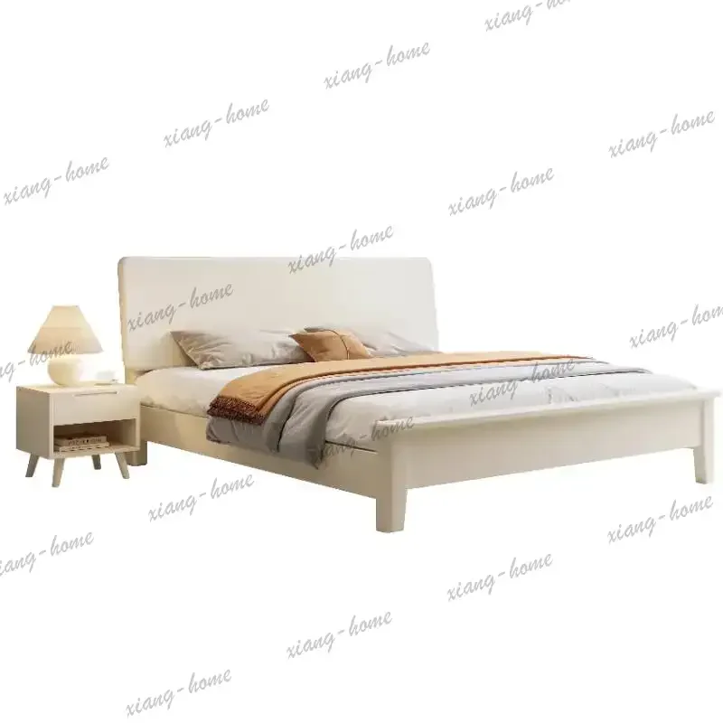 PG Covers Decoration Double Bed Mattresses Frame Wooden ForKids Double Bed King Bedroom Letto Matrimoniale Furniture