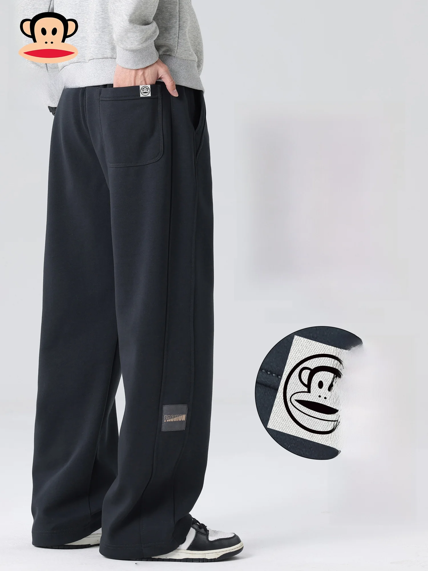 

Мужские зимние брюки Paul Frank: новые, утепленные, свободные, прямого кроя, для повседневной носки и спорта