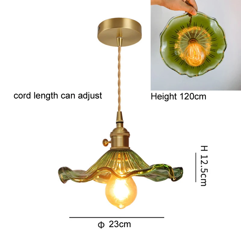 Moderne glazen hanglamp voor slaapkamer keuken eetkamer hanglamp LED bloem armatuur kroonluchter Scandinavische verlichting café-bar