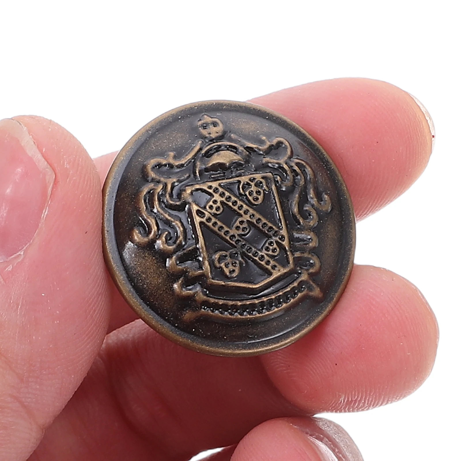 

50Pcs Vintage Suit Buttons Durable Metal Buttons for DIY Decoration and Replacement in Home Sewing Shops Clothes Snaps