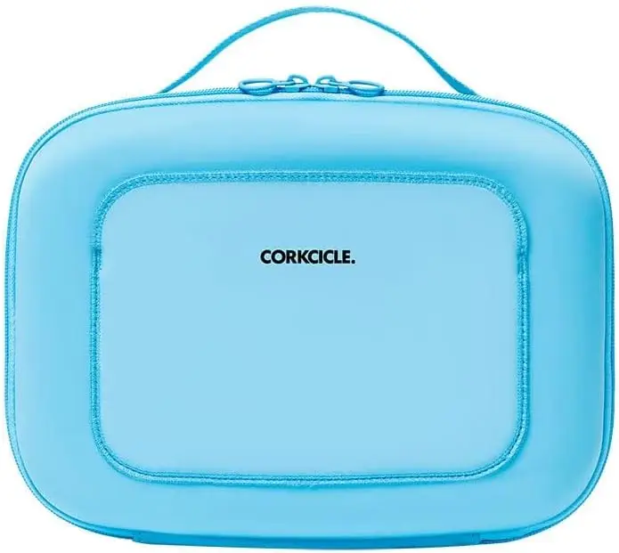 

Lunchpod Insulated Lunch Bag, Santorini Neoprene, 11” x 8.75” x 4” – Crush-Proof Lunch Box Holds 16 oz Food Containe