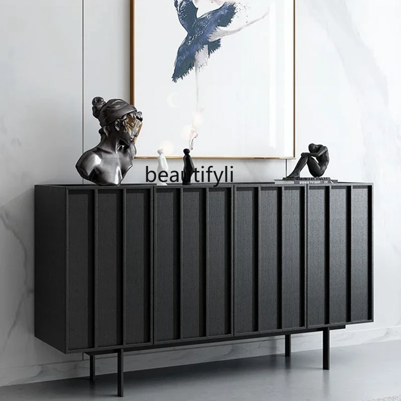 

ss8350 Italian light luxury post-modern porch cabinet storage locker Nordic side cabinet