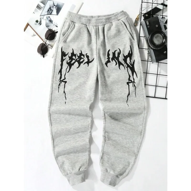 2025 Trend Women Sweatpants Oversized Oversized Joggers for Men Streetwear Sport Jogging Brand Fleece Warm Trousers Clothes