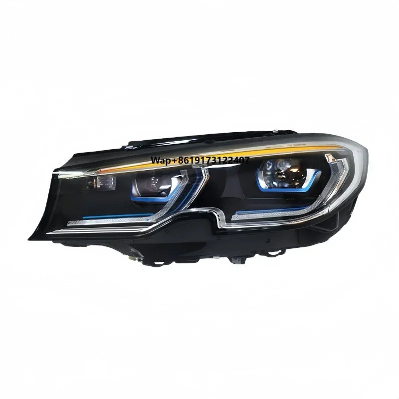 Suitable for 20-22 3 Series G20 Modified Blue Eyebrow LED  Lens Spoon  Headlight Assembly 63118496166/63118496163