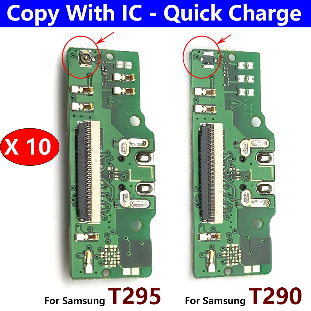 

10Pcs/Lot, USB Charging Port Board Flex Cable Connector Parts For Samsung Tab A 8.0 2019 SM-T290 T290 SM-T2905 T295
