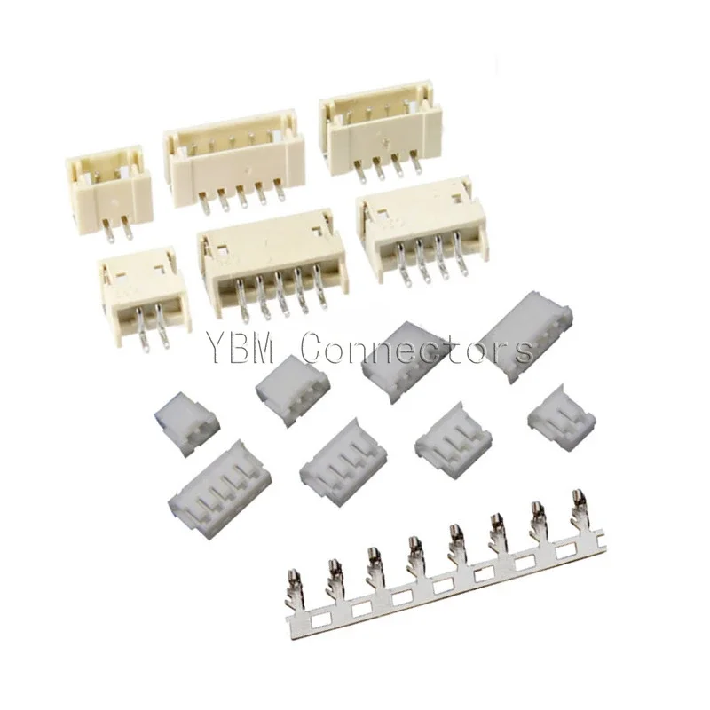 10sets ZH1.5 2/3/4/5/6/7/8/9/10 Pin Connector 1.5MM Pitch Header + Housing + Terminal Vertical / Horizontal SMD Pin