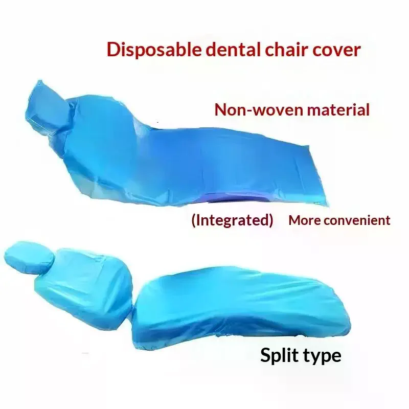 Integrated Split Type Waterproof Anti Dust Dental Unit Couch Sleeve Disposable Non Woven Dental Chair Cover For Dental 1 Set