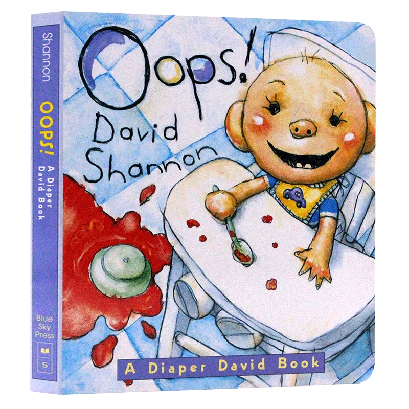 

Oops David Shannon, Baby Children's books aged 1 2 3, English picture book, 9780439688826