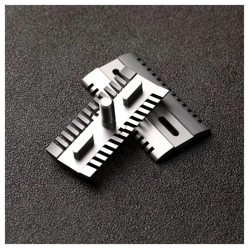 YAQI Titanium Mellon Mens Safety Razor Head for Shaving Razors Wet Shave Tools Men Shaving Products Best Gift for Men