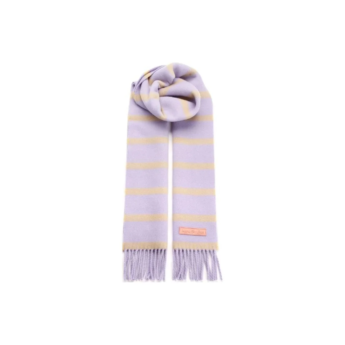 

Acne Studios Original Design Wool Knit Scarves Women's Purple CA0280DIH