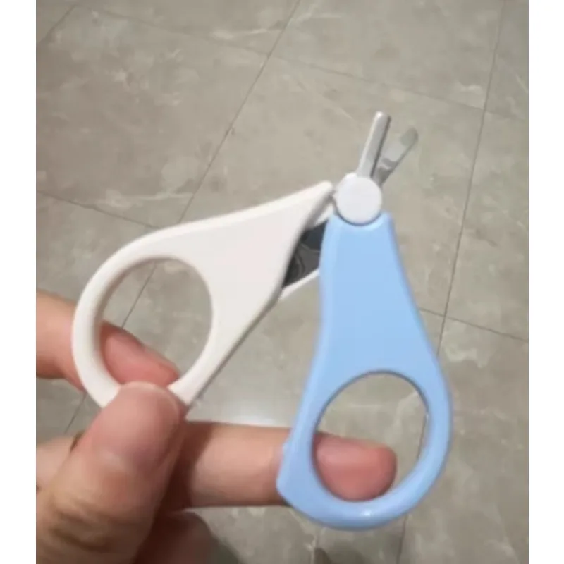 

Безопасные мини-ножницы для стрижки ногтей новорожденных, инструмент для ежедневного ухода за маникюром, ножницы для младенцев, принадлежности для ухода за малышами