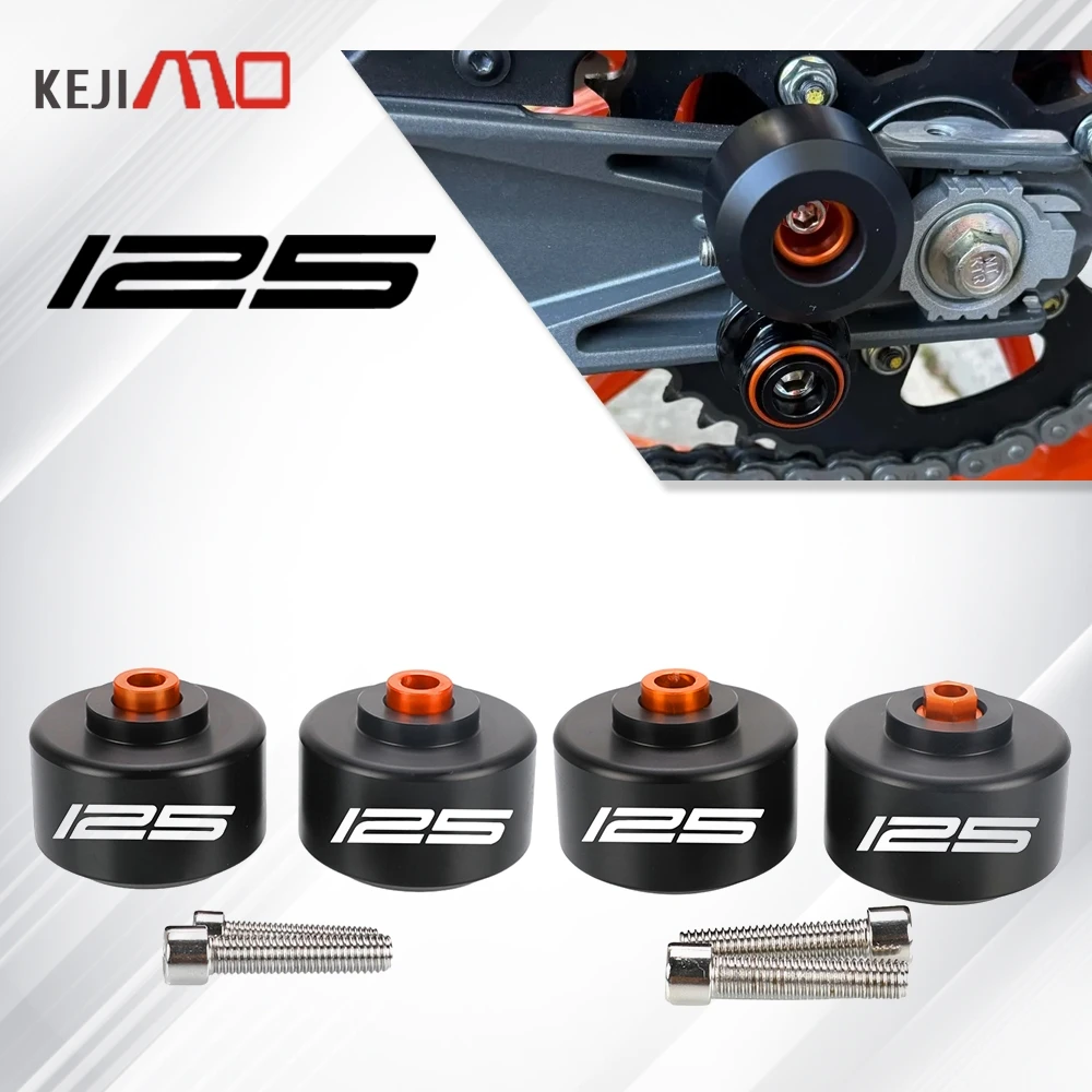 

Motorcycle Accessories Front Rear Fork Wheel Frame Slider Crash Protector For KTM Duke 125 200 250 390 2013-2026 2025 2024 2023