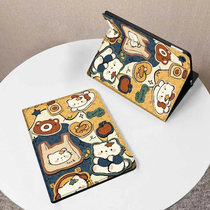 

Чехол с рисунком животных в стиле ретро для Samsung Galaxy Tab A7 A9 A11 S6 A11 A8 S11 Lite Plus 10,4 10,5 10,1 дюйма