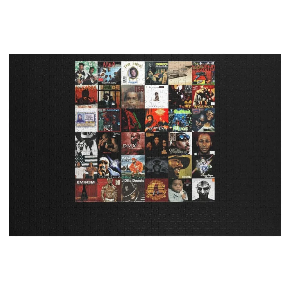 HIP HOP HISTORY Classic Jigsaw Puzzle Baby Toy Scale Motors Wooden Name Customizable Gift Puzzle