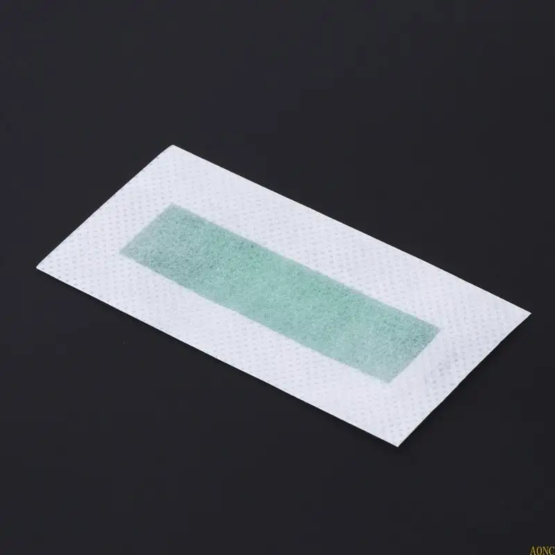 A0NC 10x depiladora depilatoria tiras cera fría almohadilla papel para no tejida