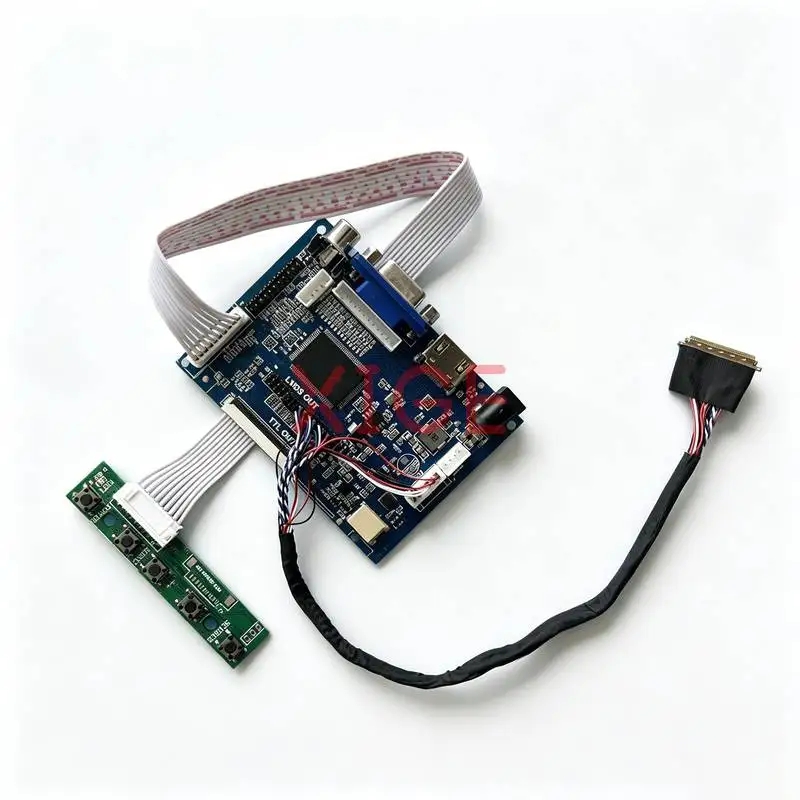 

Controller Board Fit M101NWT4 HSD101PFW2 M101NWT2 HSD101PFW4 1024x600 AV+HDMI+VGA 1024*600 Laptop Monitor Panel LVDS-40 Pin Kit